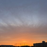 姫路市網干区の夕焼け空✨