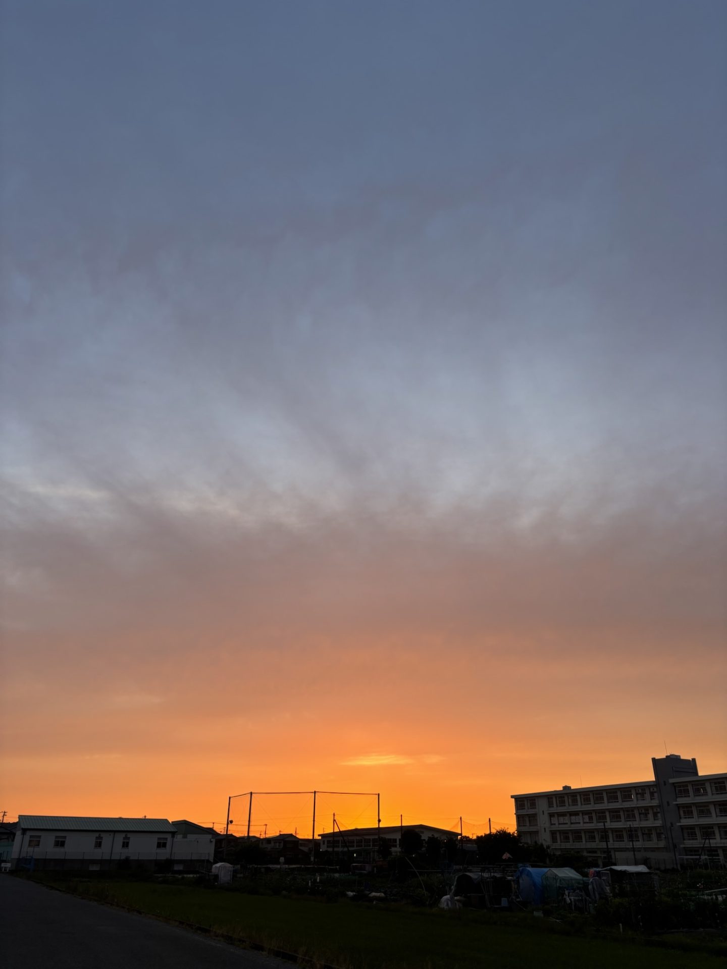 You are currently viewing 姫路市網干区の夕焼け空✨