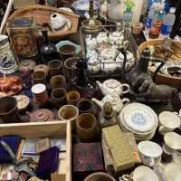 岡山市　備前焼の宝瓶（藤原啓）、倉敷ガラス、中国美術、朱泥の買取りありがとうございました。