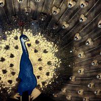 たつの市新宮町　輪島塗の孔雀の衝立の買取りありがとうございました。