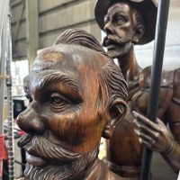 姫路市 イタリア製の等身大の木彫、ドンキホーテの買取りありがとうございました。
