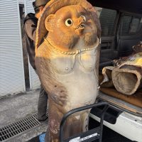 高砂市　信楽焼のたぬき買取りありがとうございました